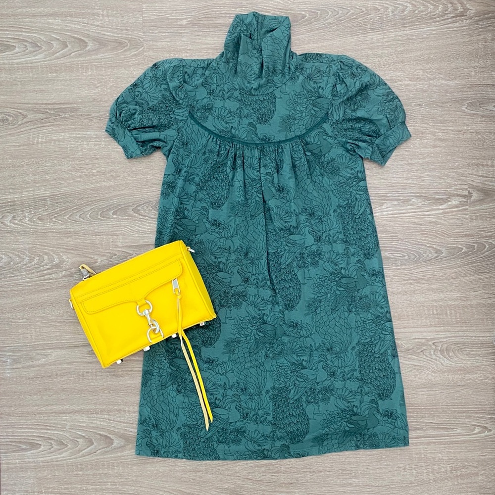 ❤️ Ella Moss Mock Neck Swing Dress Size XS NWOT